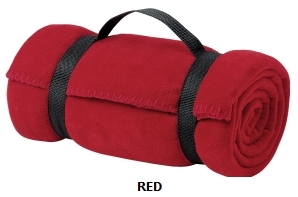 Port & Company® - Value Fleece Blanket with Strap.  BP10