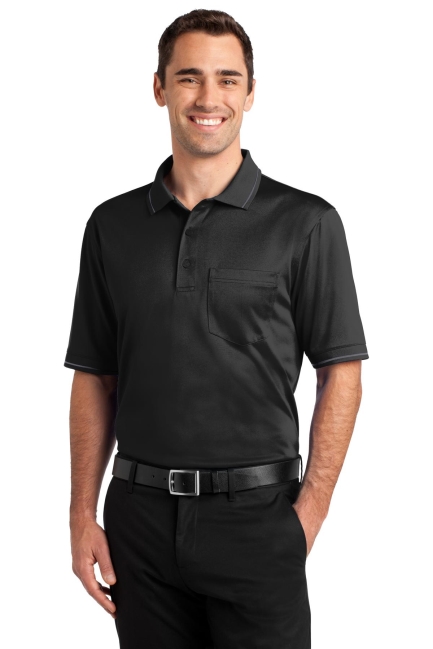 CornerStone Select Snag-Proof Tipped Pocket Polo. CS415.