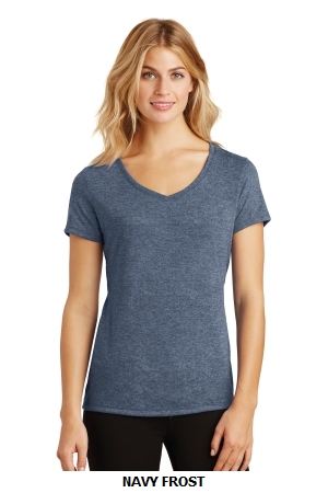 District Made™ Ladies Perfect Tri™ V-Neck Tee. DM1350L.