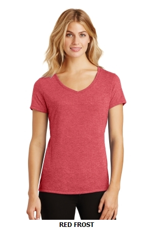 District Made™ Ladies Perfect Tri™ V-Neck Tee. DM1350L.