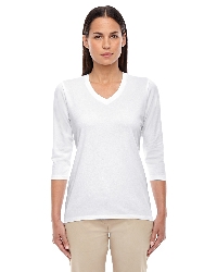 Devon & Jones Ladies' Perfect Fit™ Bracelet Length V-Neck Top", (DP184W)