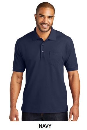 Port Authority? Silk Touch? Polo with Pocket. K500P.