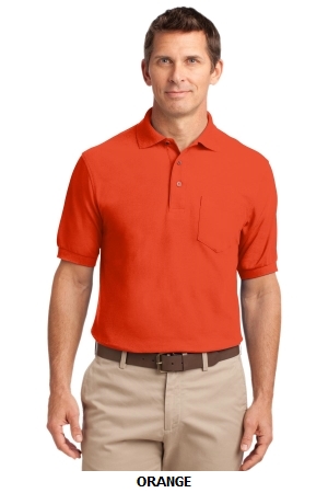 Port Authority? Silk Touch? Polo with Pocket. K500P.