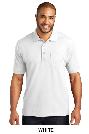 Port Authority? Silk Touch? Polo with Pocket. K500P.