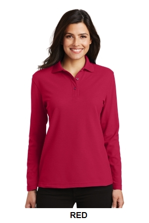 Port Authority - Ladies Long Sleeve Silk Touch Polo. (L500LS)