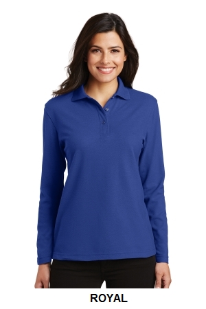 Port Authority® - Ladies Long Sleeve Silk Touch™ Polo. (L500LS)