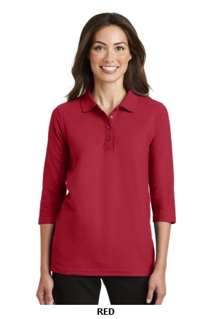 Port Authority™ - Ladies Silk Touch™ 3/4-Sleeve Polo. (L562)