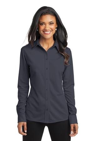 Port Authority Ladies Dimension Knit Dress Shirt. L570.