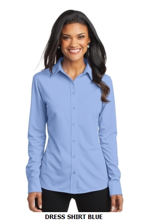 Port Authority Ladies Dimension Knit Dress Shirt. L570.