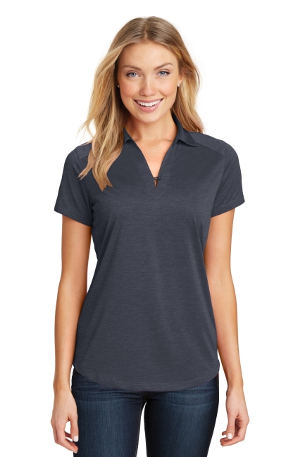 Port Authority Ladies Digi Heather Performance Polo. L574.