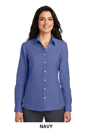 Port Authority Ladies SuperPro Oxford Shirt. L658.