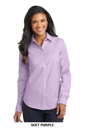 Port Authority Ladies SuperPro Oxford Shirt. L658.