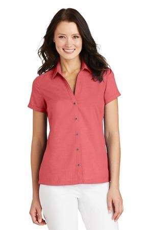 Port Authority® Ladies Textured Camp Shirt. L662.