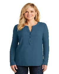 PORT AUTHORITY LADIES CONCEPT HENLEY TUNIC.  PORT A.  LK5432