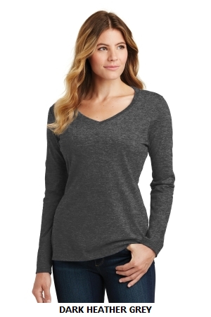 Port & Company Ladies Long Sleeve Fan Favorite V-Neck Tee. LPC450VLS.