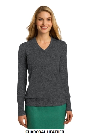 Port Authority® Ladies V-Neck Sweater. LSW285.