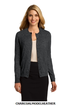 Port Authority® Ladies Cardigan Sweater. LSW287.