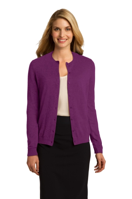 Port Authority Ladies Cardigan Sweater. LSW287.