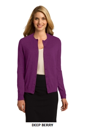 Port Authority Ladies Cardigan Sweater. LSW287.