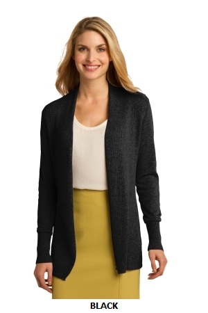 Port Authority Ladies Open Front Cardigan Sweater. LSW289.