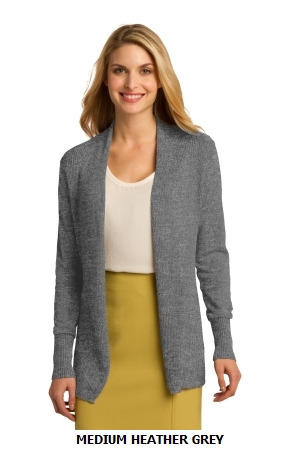 Port Authority Ladies Open Front Cardigan Sweater. LSW289.