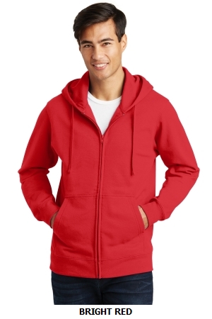 Port & Company Fan Favorite Fleece Full-Zip Hooded Sweatshirt. PC850ZH.