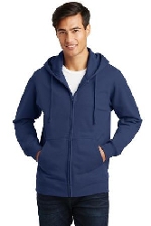 Port & CompanyÂ® Fan Favorite Fleece Full-Zip Hooded Sweatshirt. PC850ZH.