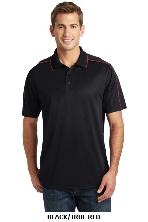 Sport-Tek Micropique Sport-Wick Piped Polo. ST653.
