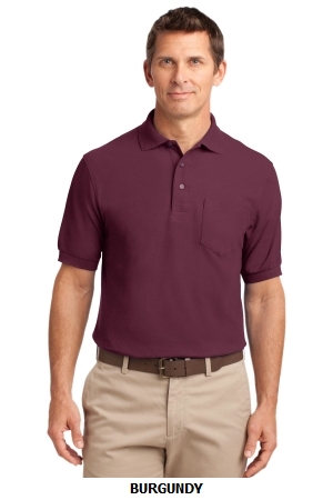 Port Authority® Tall Silk Touch™ Polo with Pocket. TLK500P.