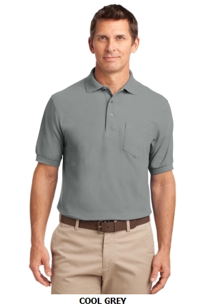Port Authority® Tall Silk Touch™ Polo with Pocket. TLK500P.