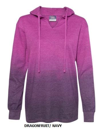 MV Sport - Women's French Terry Ombré Hooded Sweatshirt - W20185