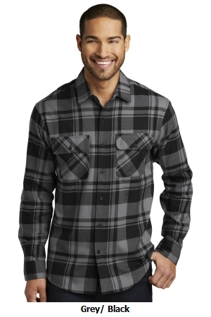 PORT AUTHORITY PLAID FLANNEL SHIRT.  PORT A.  W668