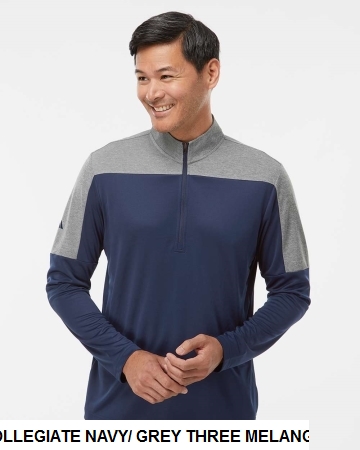 Adidas - Lightweight Quarter-Zip Pullover - A552.  ADIDAS  A552