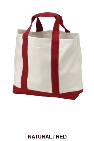 Port Authority - Ideal Twill Two-Tone Shopping Tote.  PORT A.  B400