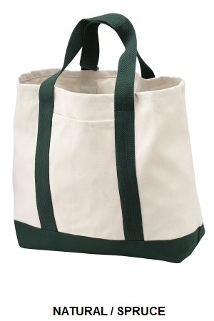 Port Authority - Ideal Twill Two-Tone Shopping Tote.  PORT A.  B400