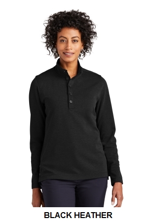 Brooks Brothers Womens Mid-Layer Stretch 1/2-Button.  BROOKS BROS  BB18203