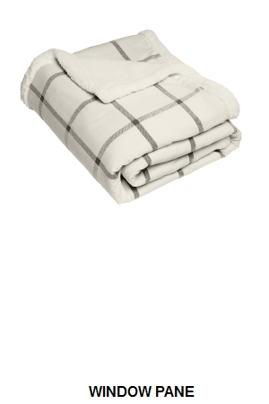 Port Authority  Flannel Sherpa Blanket.  PORT A.  BP43