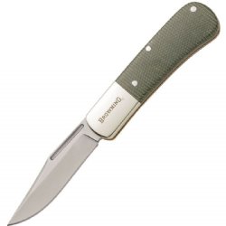 Browning Steambank Folder Knife Green Handles. Browning BR0475