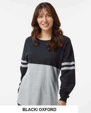 Boxercraft - Womens Pom Pom Long Sleeve Jersey T-Shirt - BW3514.  BOXERCRAFT  BW3514