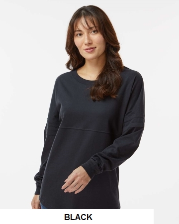 Boxercraft - Womens Pom Pom Long Sleeve Jersey T-Shirt - BW3514.  BOXERCRAFT  BW3514
