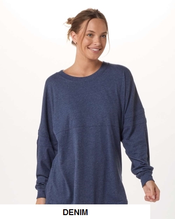 Boxercraft - Womens Pom Pom Long Sleeve Jersey T-Shirt - BW3514.  BOXERCRAFT  BW3514