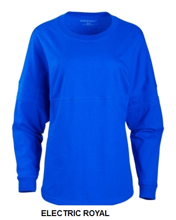 Boxercraft - Womens Pom Pom Long Sleeve Jersey T-Shirt - BW3514.  BOXERCRAFT  BW3514