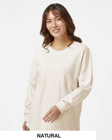Boxercraft - Womens Pom Pom Long Sleeve Jersey T-Shirt - BW3514.  BOXERCRAFT  BW3514