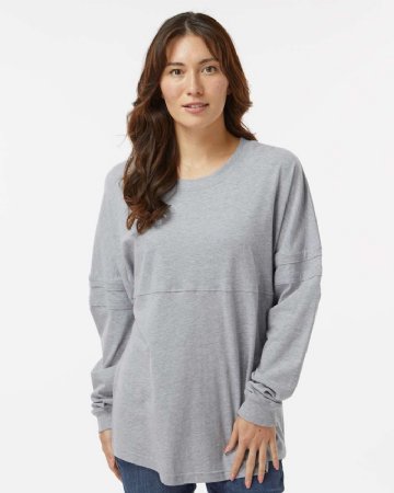 Boxercraft - Womens Pom Pom Long Sleeve Jersey T-Shirt - BW3514.  BOXERCRAFT  BW3514