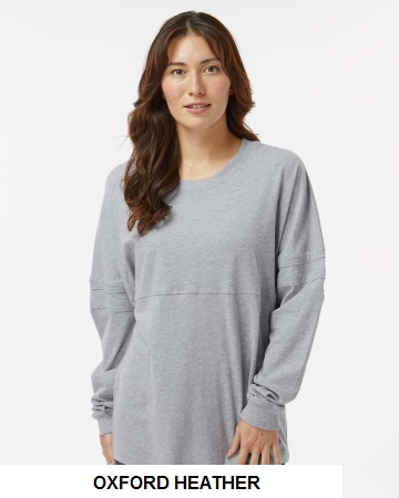 Boxercraft - Womens Pom Pom Long Sleeve Jersey T-Shirt - BW3514.  BOXERCRAFT  BW3514
