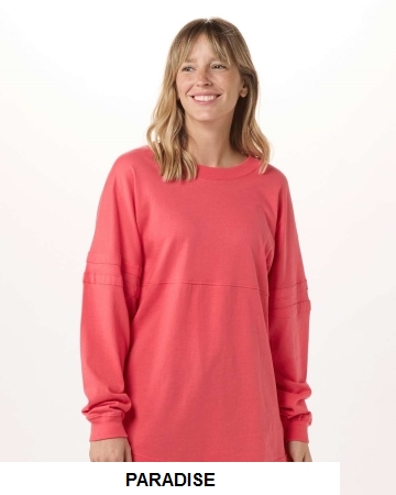 Boxercraft - Womens Pom Pom Long Sleeve Jersey T-Shirt - BW3514.  BOXERCRAFT  BW3514