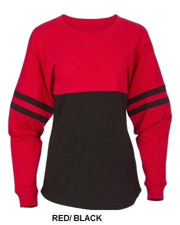 Boxercraft - Womens Pom Pom Long Sleeve Jersey T-Shirt - BW3514.  BOXERCRAFT  BW3514