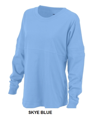 Boxercraft - Womens Pom Pom Long Sleeve Jersey T-Shirt - BW3514.  BOXERCRAFT  BW3514