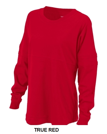 Boxercraft - Womens Pom Pom Long Sleeve Jersey T-Shirt - BW3514.  BOXERCRAFT  BW3514