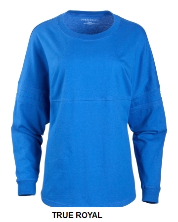 Boxercraft - Womens Pom Pom Long Sleeve Jersey T-Shirt - BW3514.  BOXERCRAFT  BW3514